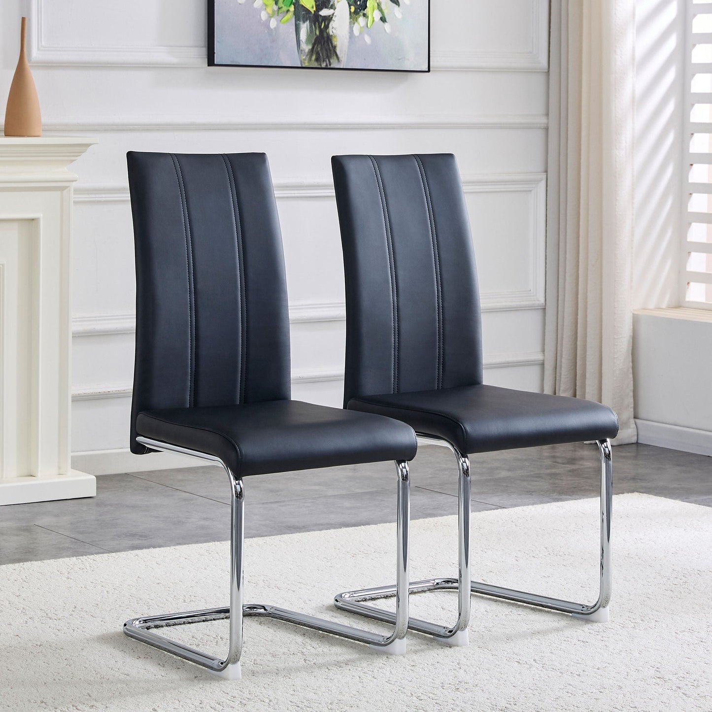 Modern Upholstered Dining Chairs for Dining Room