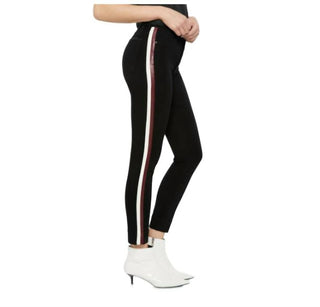 Joe'S Jeans - Calça jeans skinny listrada de couro sintético com cintura alta Charlie