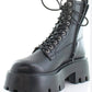 Steve Madden - Women's Maddox Platform Block Heel Combat Boot
