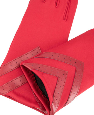 Isotoner - Women’s Smartdri Chevron Touchscreen Gloves