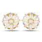 14K Yellow Gold Plated 2.70 Carat Genuine Ethiopian Opal .925 Sterling Silver Earrings