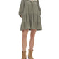 Entro - Button Detail Dress