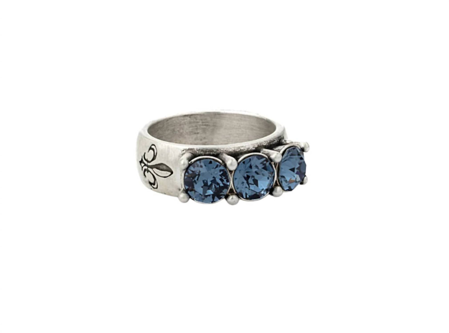 French Kande - Triple Austrian Crystal Ring