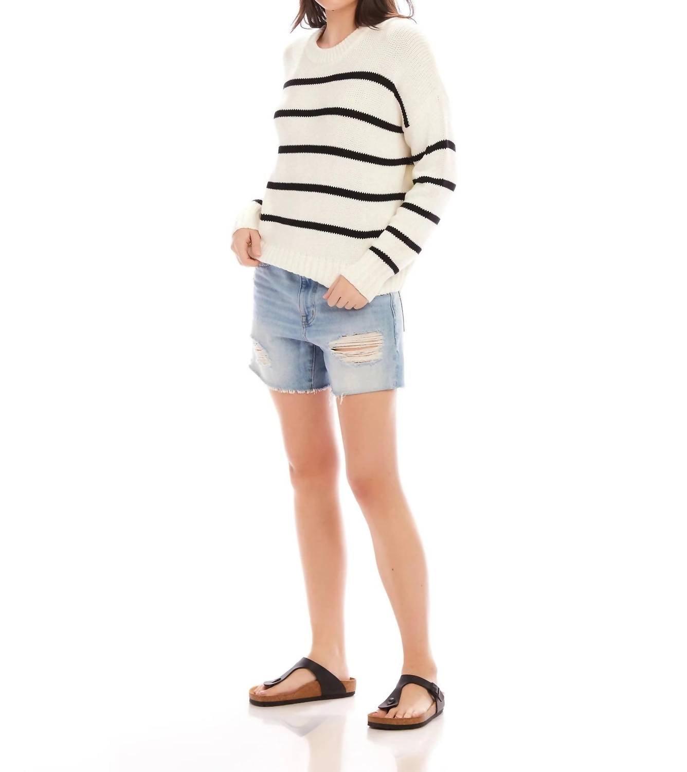 Fifteen Twenty - Luca Crewneck Sweater Stripe