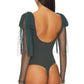 Free People - Tongue Tied Mesh Detail Bodysuit
