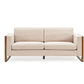 Modern Sofa With Solid Wood Legs, 3 Seater