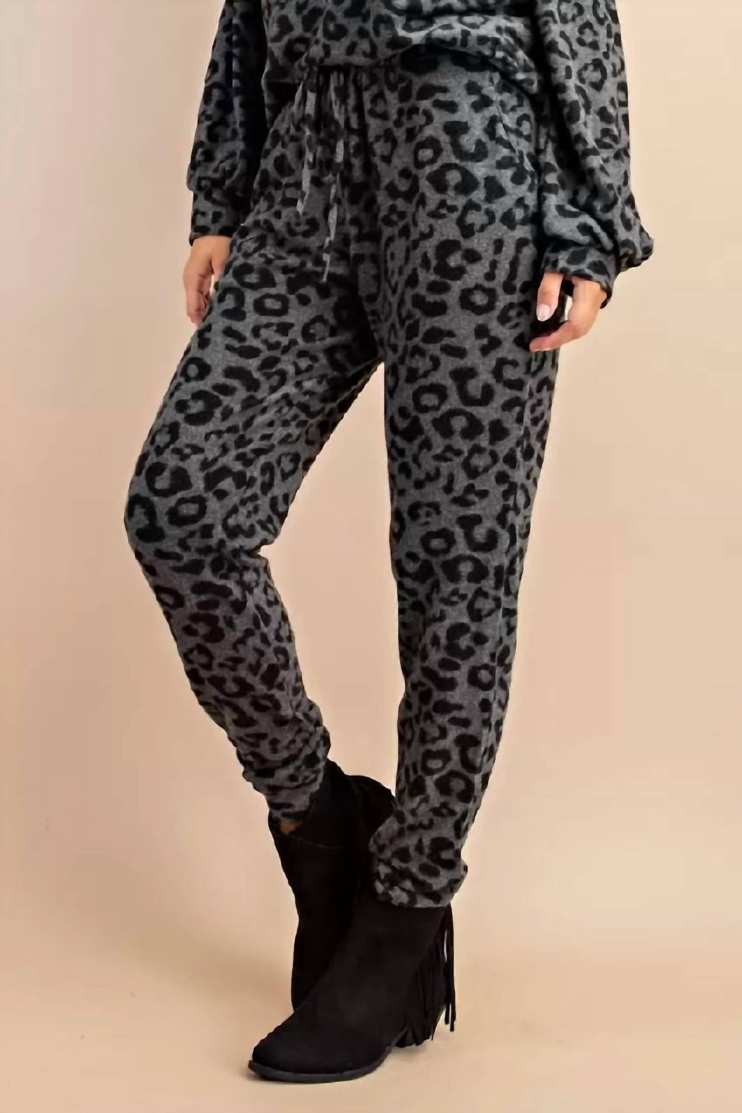 143 Story - Leopard Lounge Jogger Pants