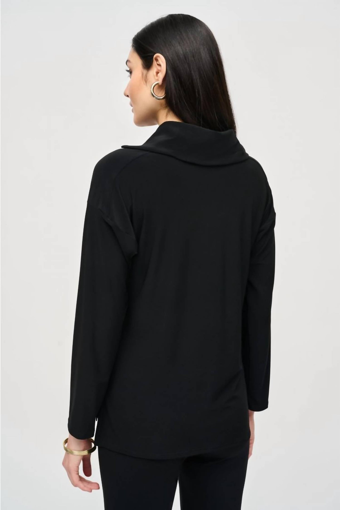 Joseph Ribkoff - Geometric Print Cowl Neck Top