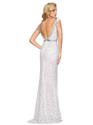 Mac Duggal - Pearl Sequin Prom Dress