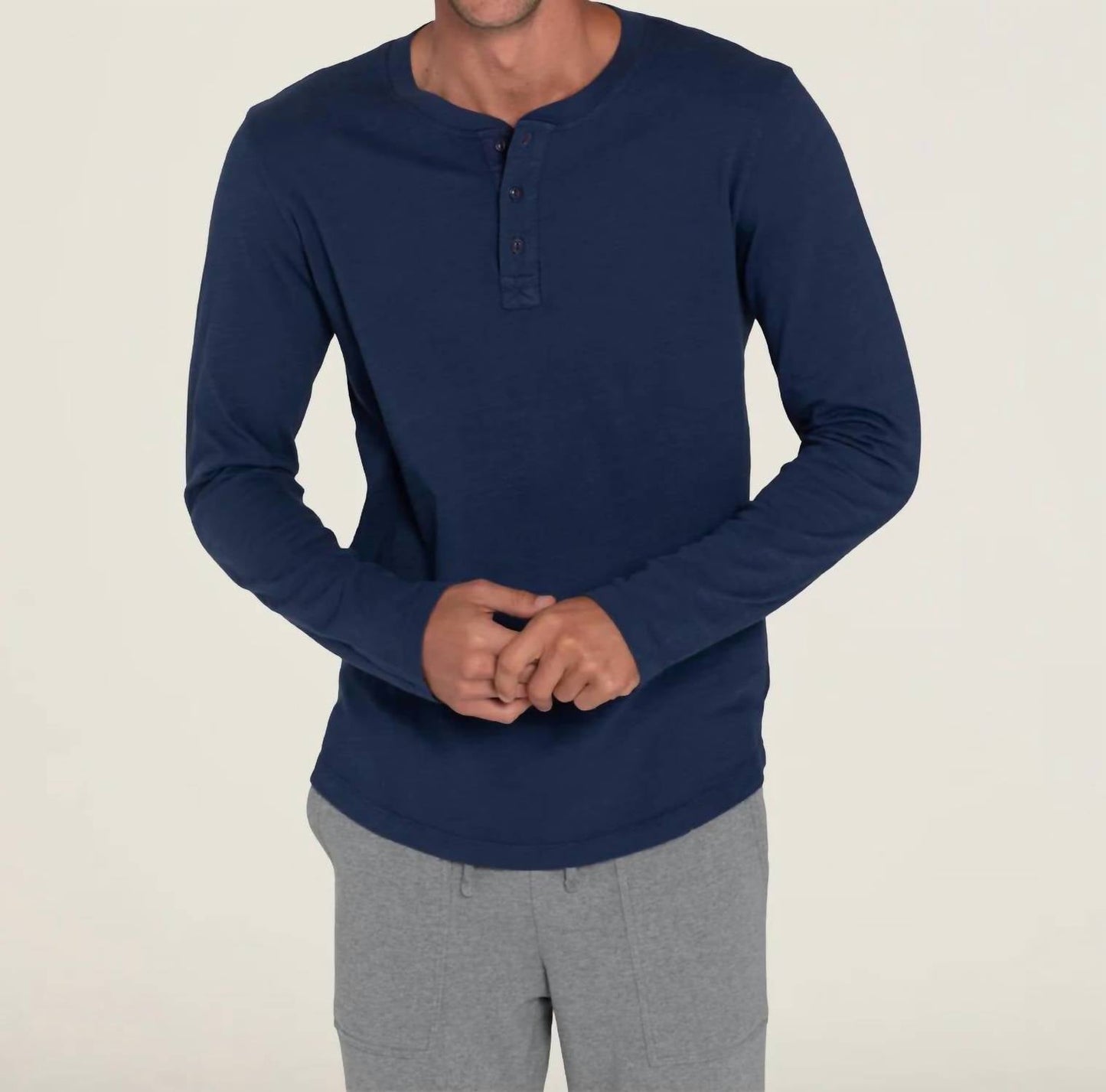 Barefoot Dreams - Long Sleeve Henley Top