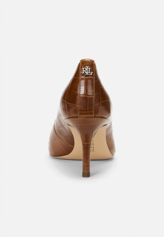 Ralph Lauren - Women's Lanette Croc Print Pumps Sandal