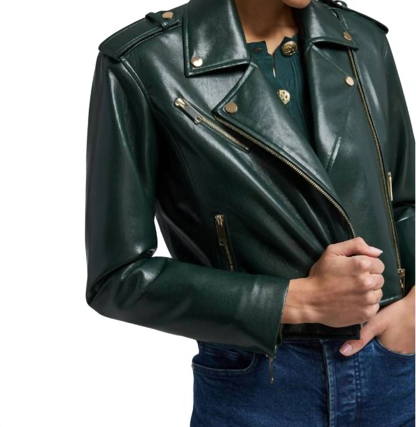Generation Love - Cosita Vegan Leather Moto Jacket