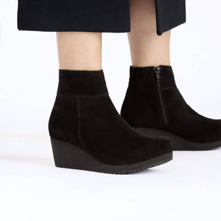 Birkenstock - Botas de cano curto femininas Ebba Suede