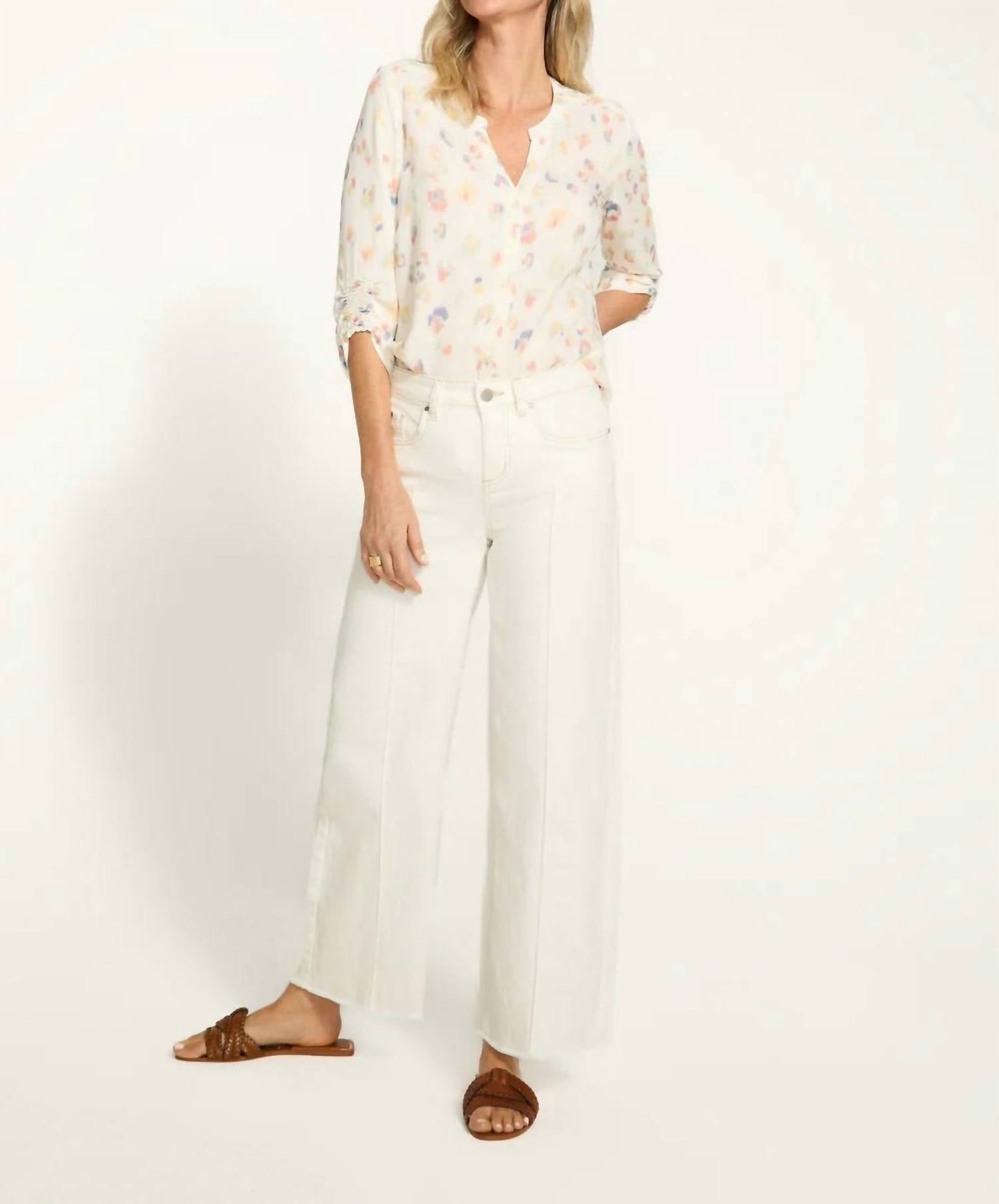 Fdj - Wide Ankle Denim Pants