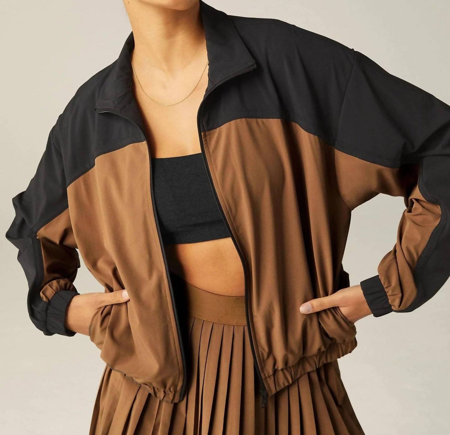 Beyond Yoga - Colorblock Go Retro Jacket
