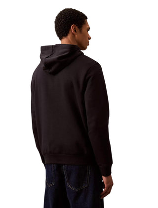 Calvin Klein - Moletom com capuz e patch de logotipo monograma