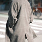 7115 By Szeki - Cuffed Wool Coat
