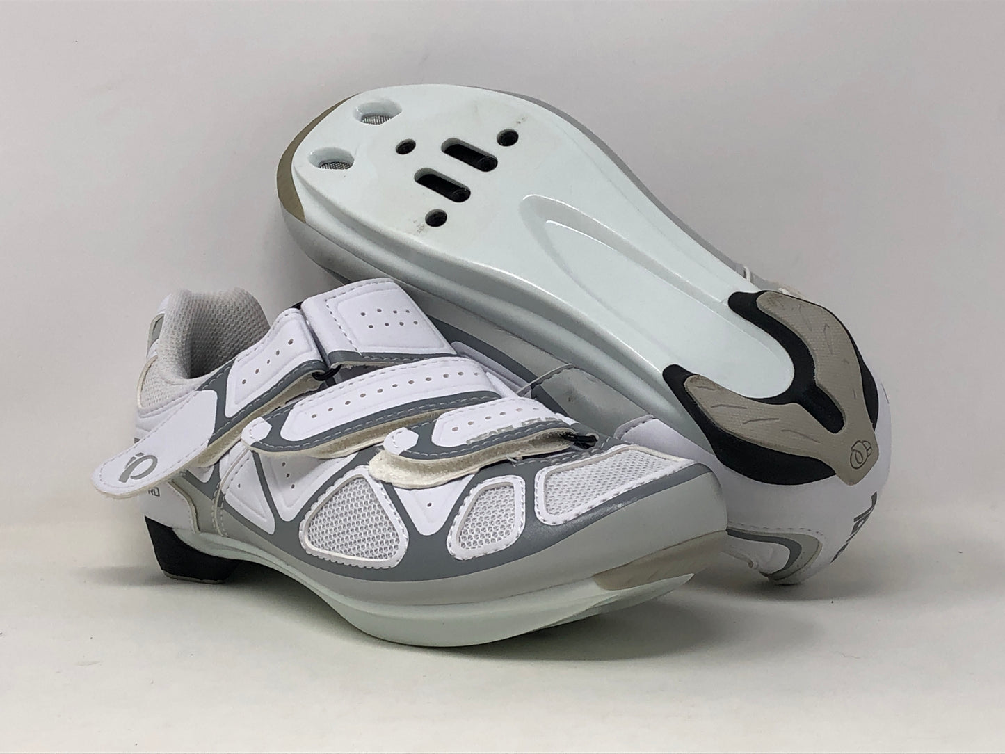 Tênis de ciclismo feminino Pearl Izumi Ride Select Rd III, branco, tamanho 6 B(M) EUA