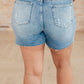 Judy Blue - Elle High Rise Rhinestone Cutoff Shorts