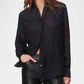 Rag & Bone - Lila Burnout Velvet Long-sleeve Shirt
