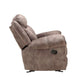 Zubaida Two Tone Recliner Loveseat with USB Port Console