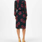 Brooks Brothers - Rose Wrap Chiffon Dress