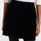 Chloe - Velvet Scalloped Mini Skirt
