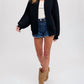 Bluivy - Open Front Sweater Jacket