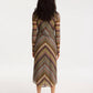 Allison New York - Holmes Long Sleeve Midi Dress