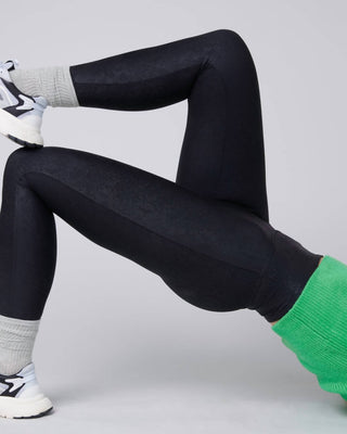 Spanx - Faux Leather Foiled Snake Leggings