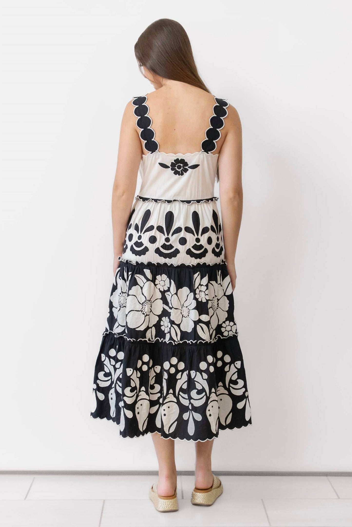 Farm Rio - Summer Cutwork Midi Dress