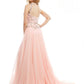 Mac Duggal - Fleur-de-lis Beads Evening Gown