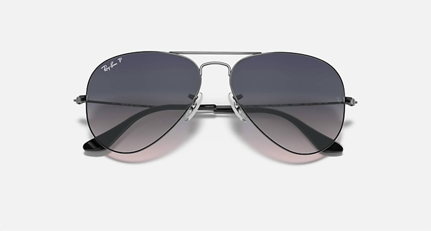 Ray Ban - Aviator Medium Polarized Sunglasses Rb3025 - 004 - 78
