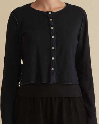 Cut Loose - Button Down Crop Cardigan - Plus