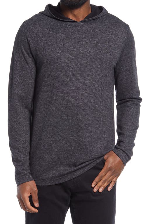 TravisMathew Seven Minutes Hoodie in Heather Grey Pinstripe, Size Xx-Large