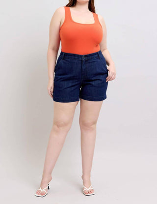 Judy Blue - Calça Jeans Curta Cintura Alta