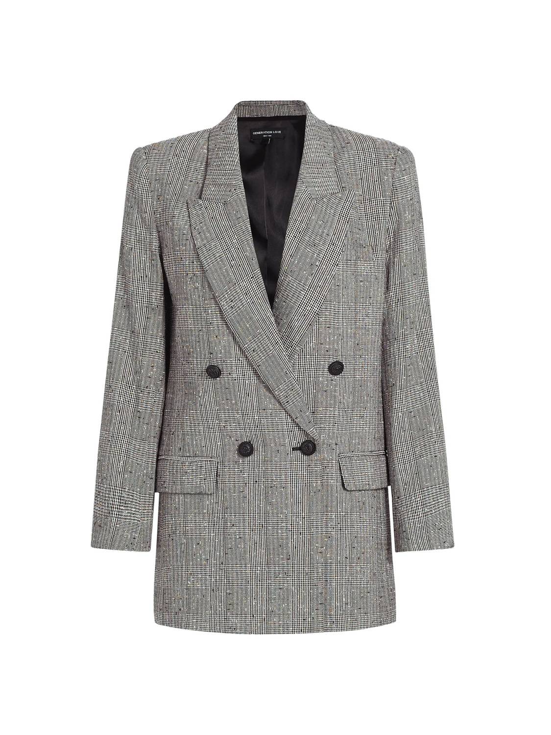 Generation Love - Penelope Oversized Plaid Blazer