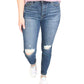 Judy Blue - Mid Rise Tummy Control Distressed Skinny