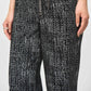 Joseph Ribkoff - Chain Belt Tweed Wide Leg Pant
