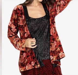 Johnny Was - Jaqueta Kimono Curta Billie