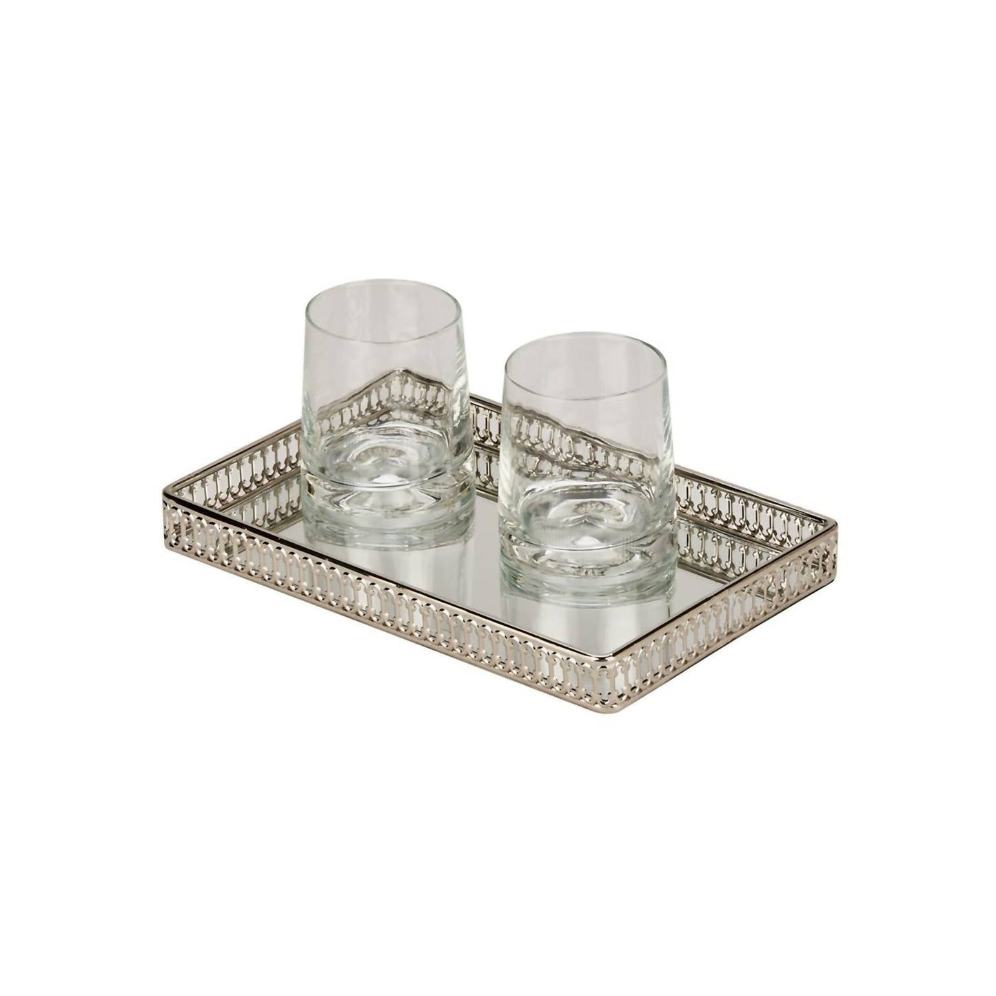 Creative Gifts International - Vanity Gallery Tray with Mirror
