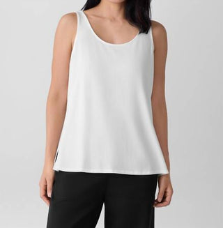 Eileen Fisher - Fine Jersey Scoop Neck Tank Top