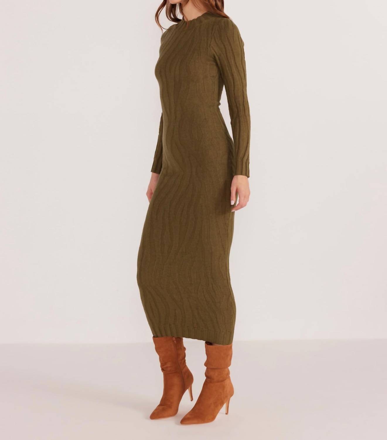 Minkpink - Elara Knit Midi Dress