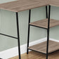 L-Shape Corner Computer Desk with Storage Shelves