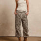 Bibi - Leopard Print Drawstring Pants
