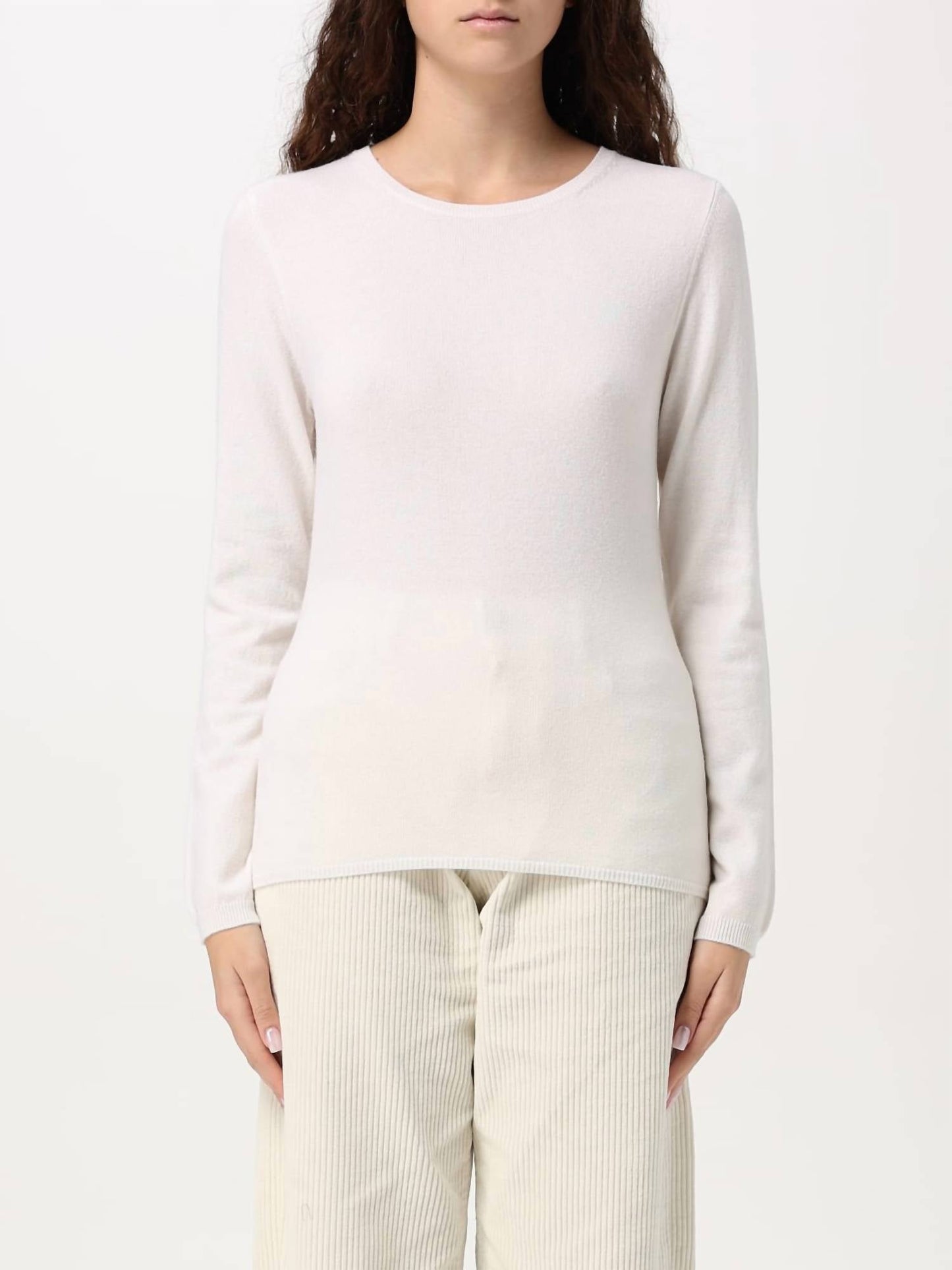 Allude - RD Crew Neck Cashmere Blend Sweater