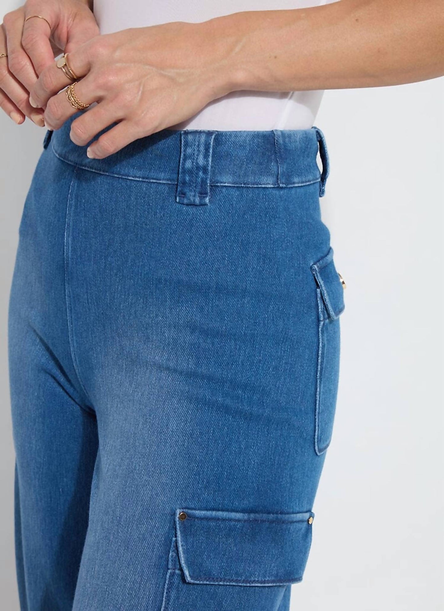 Lysse - Erin West Utility Wide Leg Crop Jeans