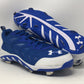 Tênis de beisebol Under Armour Spine Metal feminino, azul, tamanho 12,5 B(M) EUA