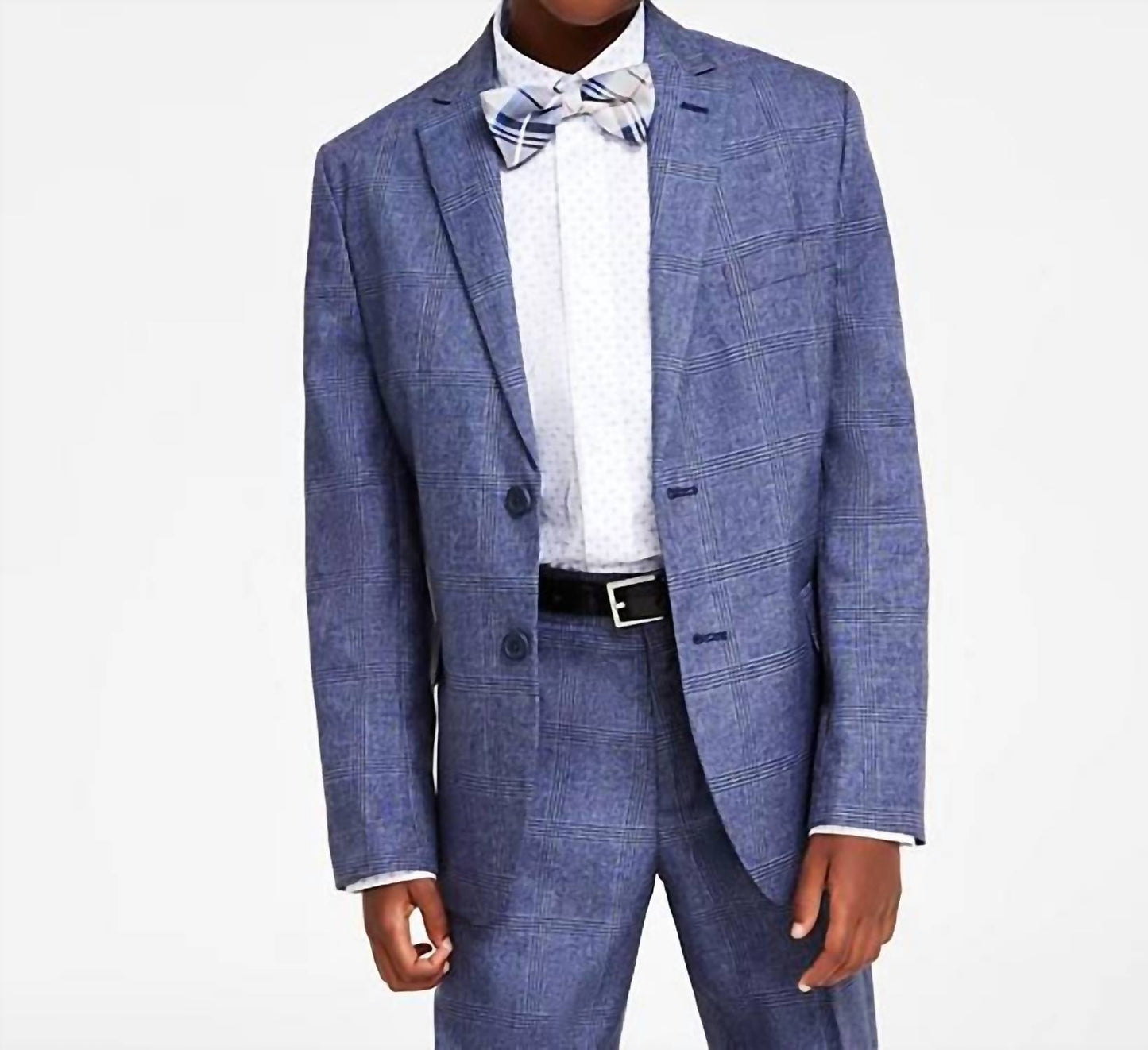 Tommy Hilfiger - Big Boys Tonal Windowpane Jacket