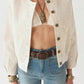 Maison Hotel - Boticcelli Vrew Neck Button Down Jacket